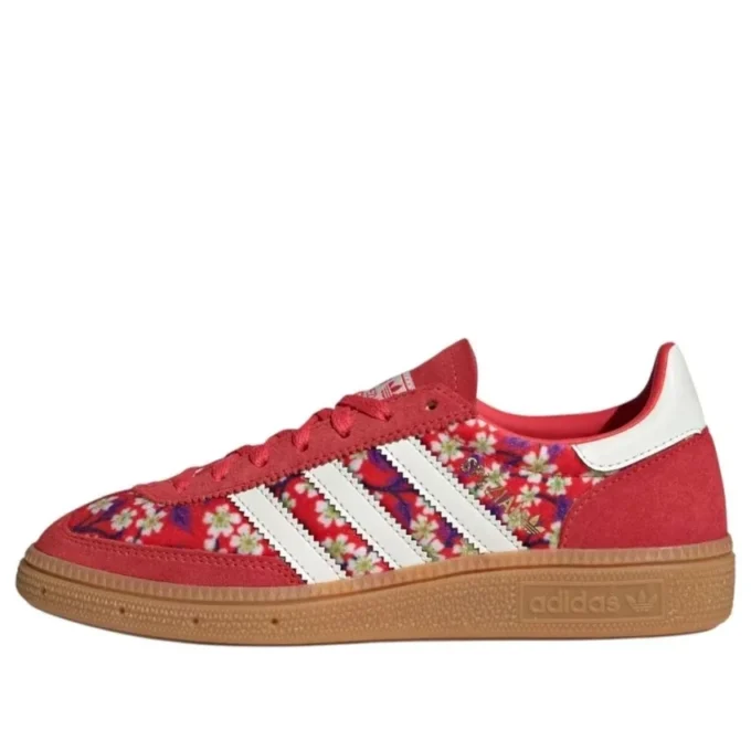 Adidas X Liberty London Handball Spezial «Off White Semi Lucid Red»